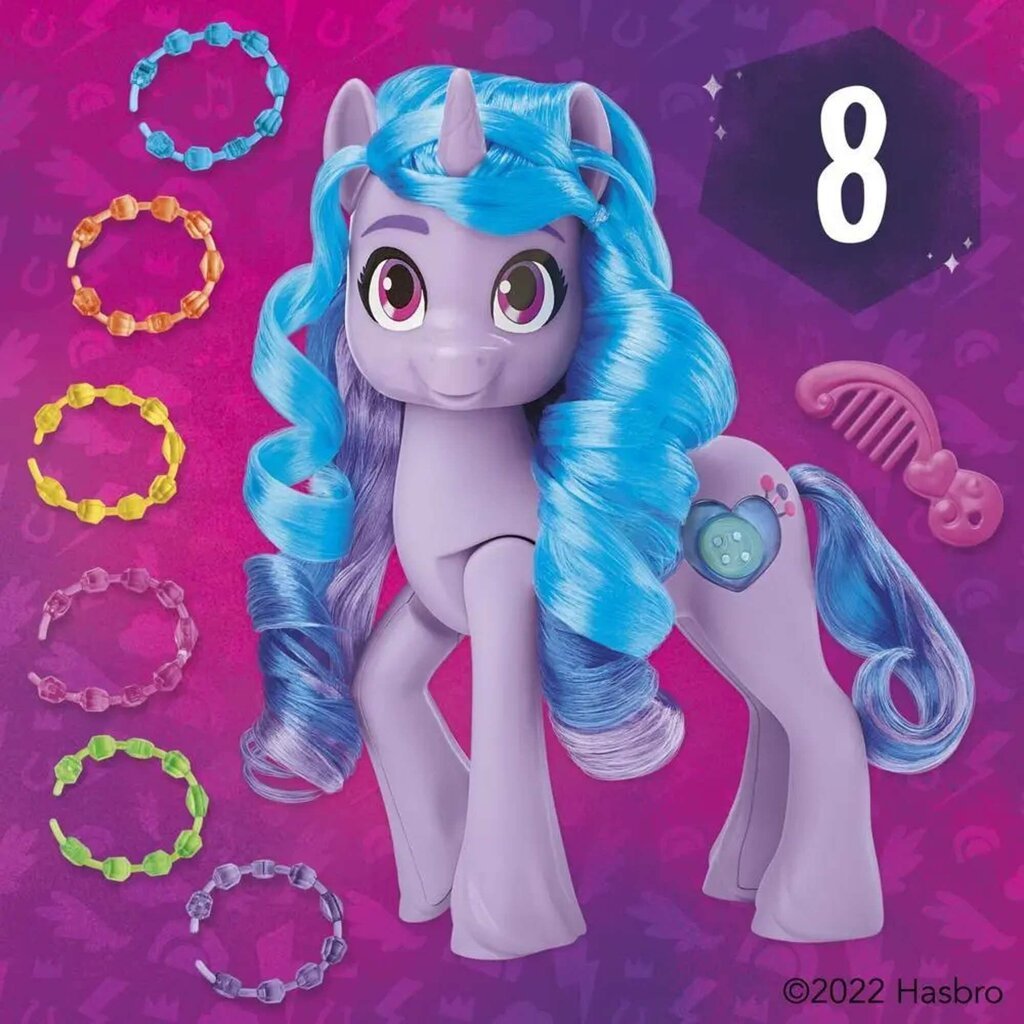 Hasbro My Little Pony: Kimalteleva Izzy Moonbow (F3870) hinta ja tiedot | Tyttöjen lelut | hobbyhall.fi