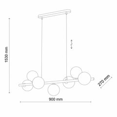 Micadoni Home riippuvalaisin Alioth hinta ja tiedot | Riippuvalaisimet | hobbyhall.fi