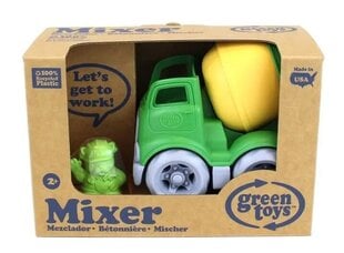 Green toys: Mixer Construction Truck - vihreä/keltainen (CMXG-1263) hinta ja tiedot | Poikien lelut | hobbyhall.fi