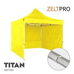 Prekybinė Palapinė 3x3 Geltona Zeltpro TITAN hinta ja tiedot | Zeltpro Retkeily | hobbyhall.fi