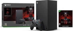 Microsoft Xbox Series X 1 TB + Diablo IV hinta ja tiedot | Microsoft Tietokoneet ja pelaaminen | hobbyhall.fi