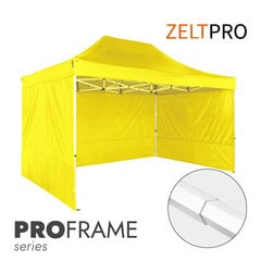 Pop-up teltta 3x2 Zeltpro PROFRAME, keltainen hinta ja tiedot | Teltat | hobbyhall.fi