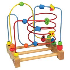 Opettavainen puinen labyrintti 93285 hinta ja tiedot | Vauvan lelut | hobbyhall.fi