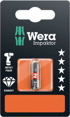 Wera 851/1 Impaktor terä PH 2 x 25mm hinta ja tiedot | Wera Työkalut | hobbyhall.fi