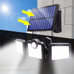 LED ulkovalaisin aurinkopaneelilla ja kaukosäätimellä 108 COB hinta ja tiedot | Puutarha- ja ulkovalot | hobbyhall.fi