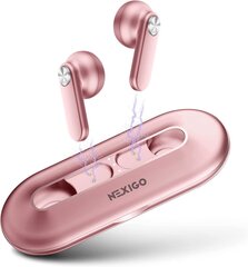 Langattomat NexiGo Air T2 -kuulokkeet, vaaleanpunainen hinta ja tiedot | Kuulokkeet | hobbyhall.fi