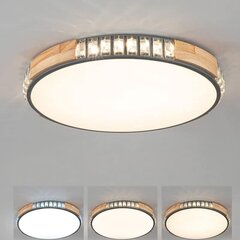 LED-kattovalaisin SENFAY, ruskea, 40 cm, 3000K - 6000K, 27W hinta ja tiedot | Kattovalaisimet | hobbyhall.fi