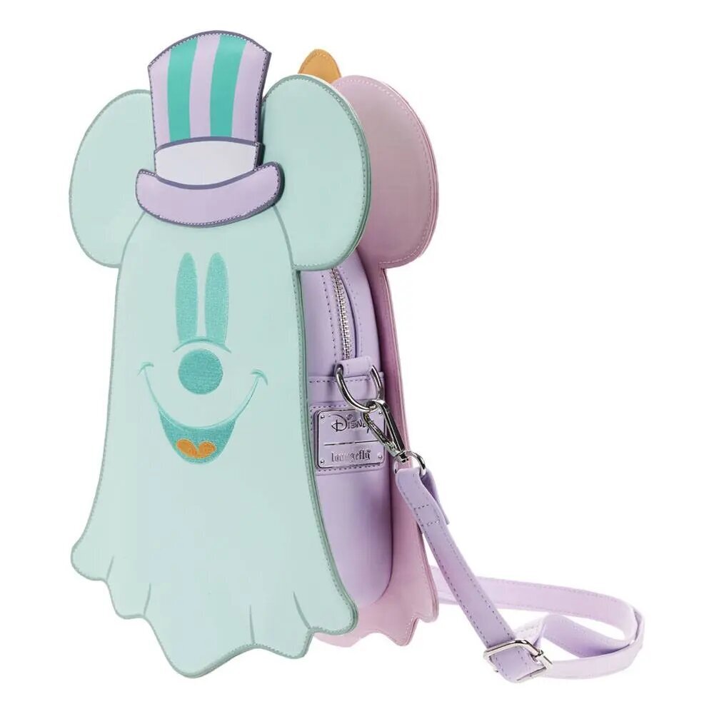 Disney by Loungefly Crossbody Pastel Ghost Minnie & Mikki hehkuu pimeässä hinta ja tiedot | Urheilukassit ja reput | hobbyhall.fi