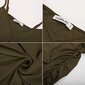 LIUMILAC naisten mekko, tummanvihreä hinta ja tiedot | Mekot | hobbyhall.fi