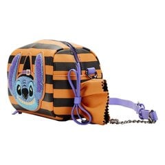 Disney by Loungefly Crossbody Lilo ja Stitch raidallinen Halloween-karkkikääre hinta ja tiedot | Urheilukassit ja reput | hobbyhall.fi