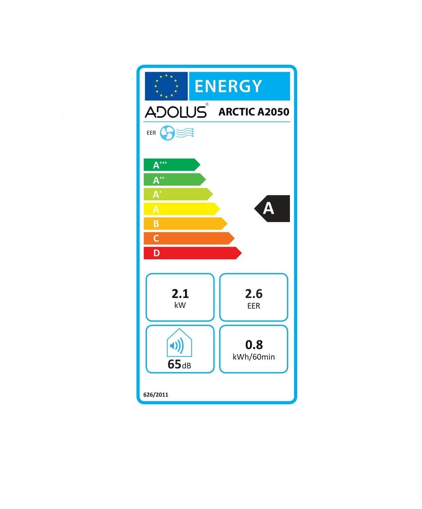 Siirrettävä ilmastointilaite Adulus Arctic A2050 ikkunatiivisteellä hinta ja tiedot | Ilmastointilaitteet | hobbyhall.fi