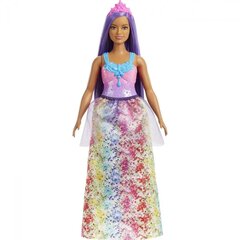 Barbie-nukke Dreamtopia Violetit Hiukset hinta ja tiedot | Tyttöjen lelut | hobbyhall.fi