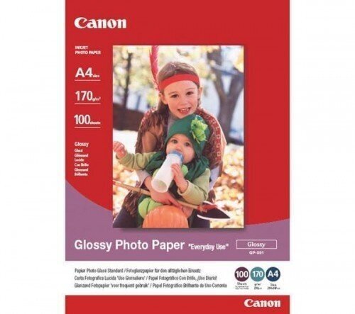 Canon GP-501 A4 Glossy Photo paper - valokuvapaperi hinta ja tiedot | Kameratarvikkeet | hobbyhall.fi