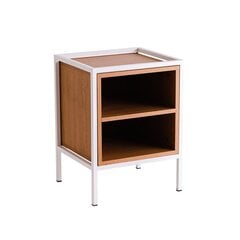 Rack SKAP 1R1 yöpöytä SHELF - valkoinen hinta ja tiedot | Yöpöydät | hobbyhall.fi