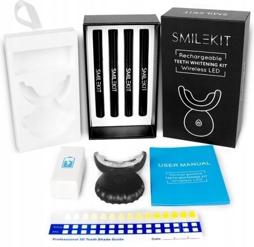 Hampaiden valkaisusarja LEDillä, Smilekit Pro hinta ja tiedot | Suuhygienia | hobbyhall.fi