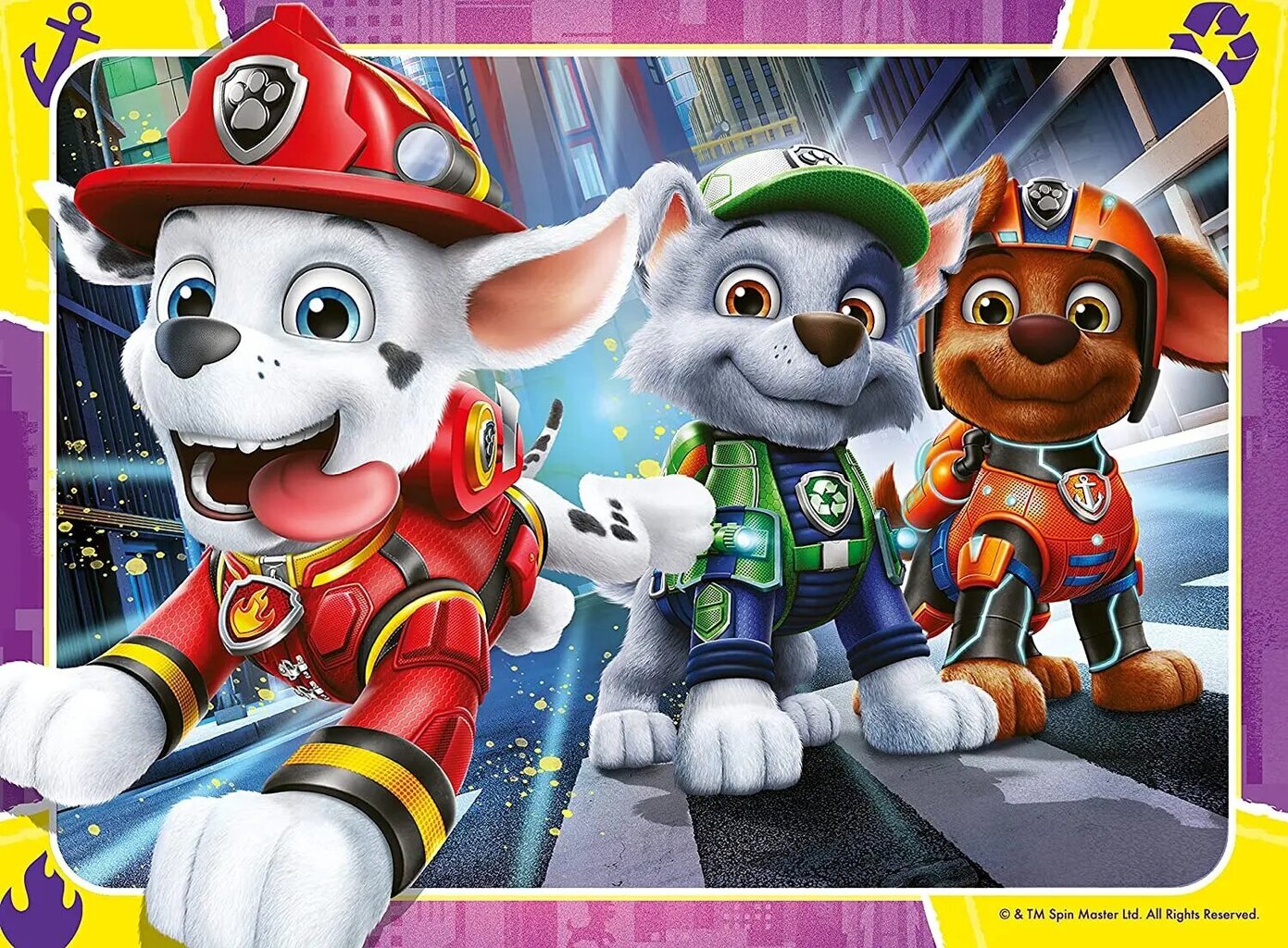 Puzzle 4in1 Paw Patrol (Ryhmä Hau) Elokuva hinta ja tiedot | Palapelit | hobbyhall.fi