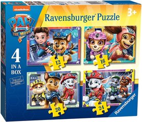 Puzzle 4in1 Paw Patrol (Ryhmä Hau) Elokuva hinta ja tiedot | Palapelit | hobbyhall.fi