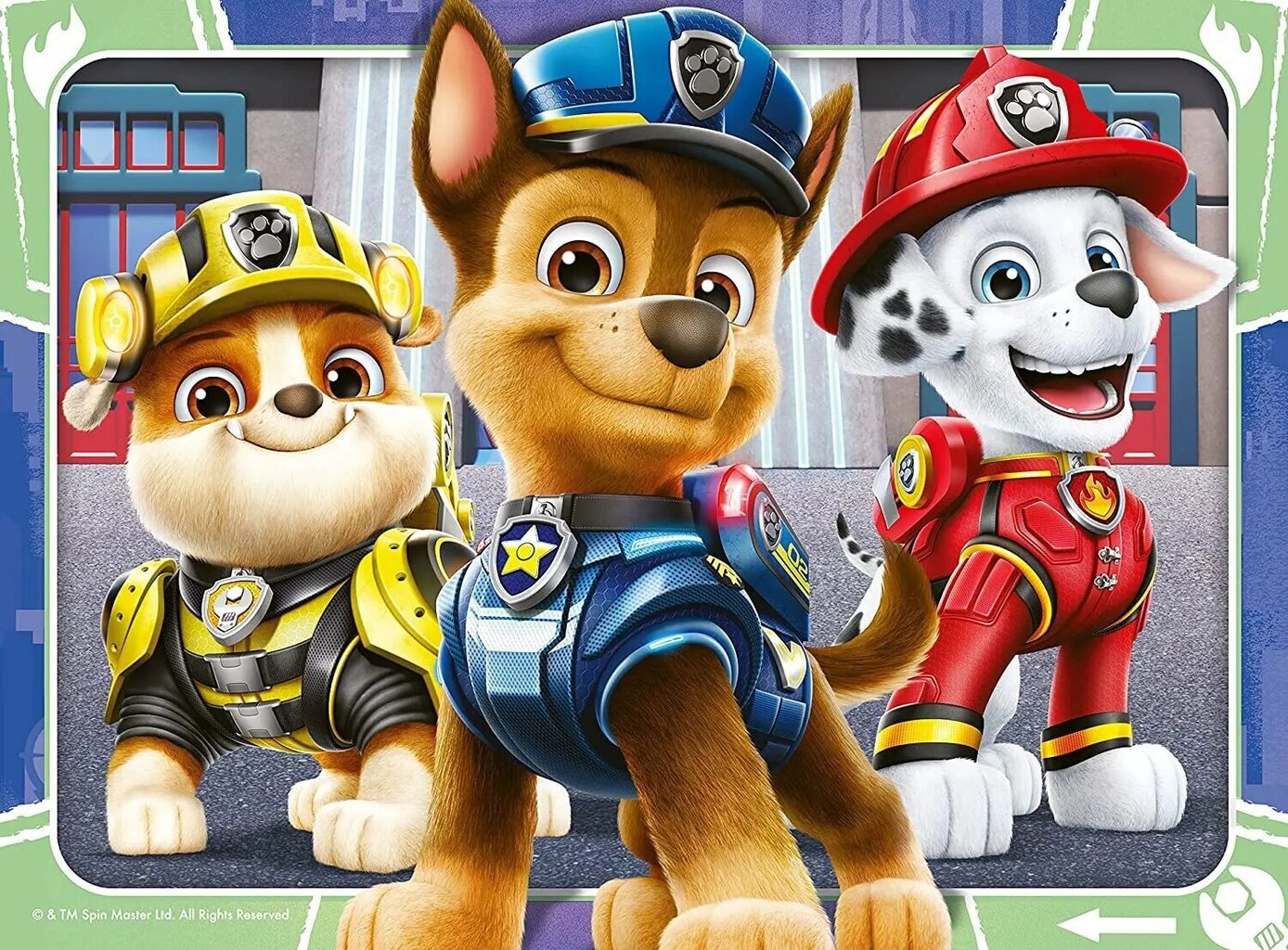 Puzzle 4in1 Paw Patrol (Ryhmä Hau) Elokuva hinta ja tiedot | Palapelit | hobbyhall.fi