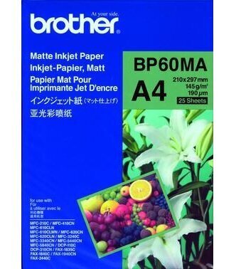 Brother BP60MA valokuvapaperi, BP60MA hinta ja tiedot | Tulostustarvikkeet | hobbyhall.fi