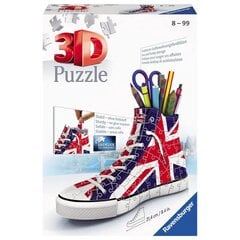 Union Jack 3D Sneaker palapeli penaali 108kpl hinta ja tiedot | Palapelit | hobbyhall.fi