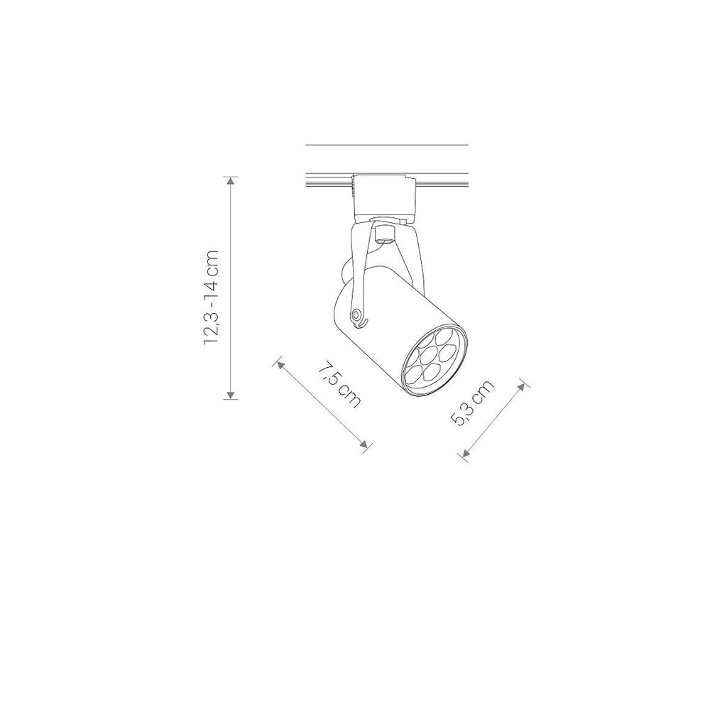 Korostusvalaisin Nowodvorski PROFILE STORE PRO LED 7W 8317 hinta ja tiedot | Kattovalaisimet | hobbyhall.fi