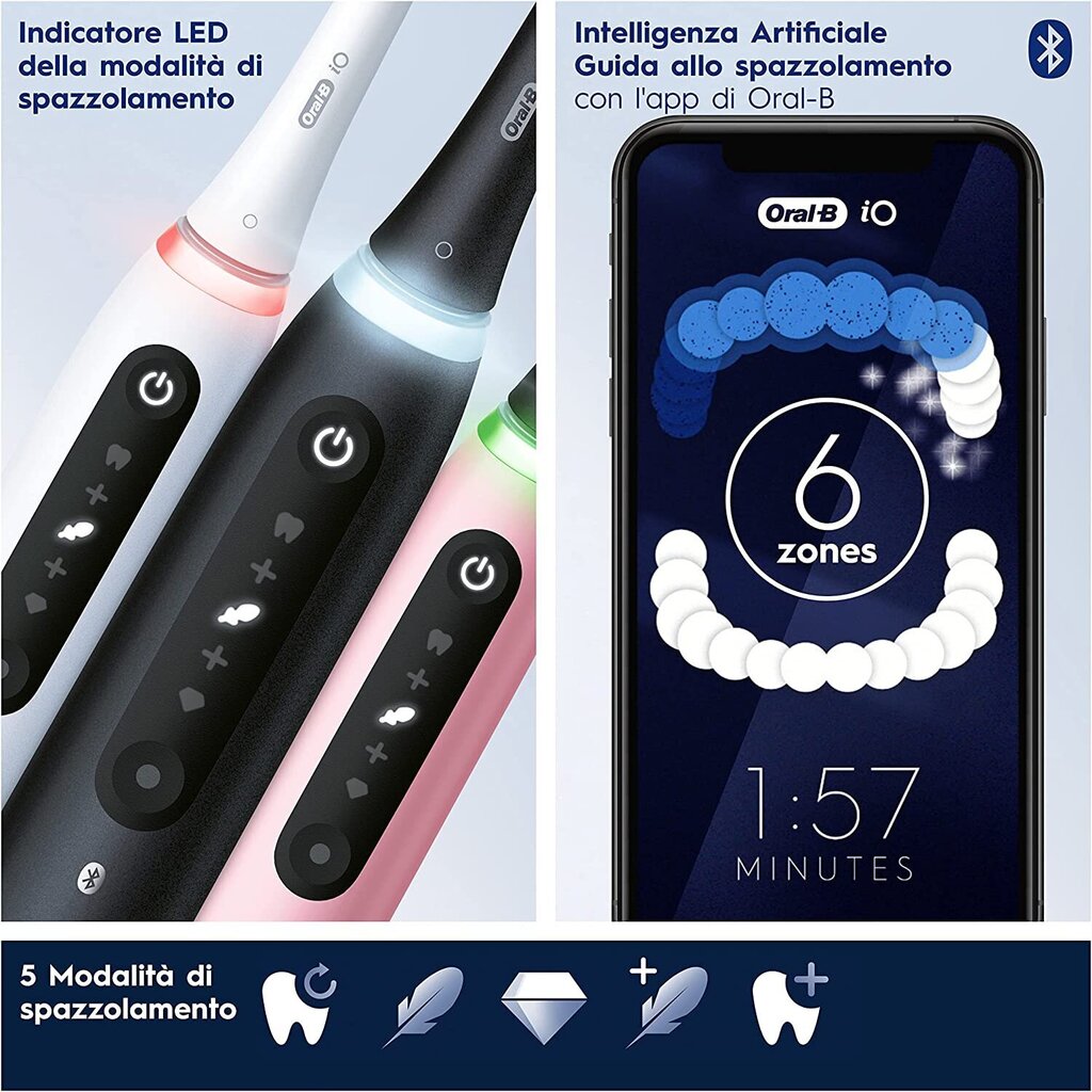 Oral-B iO 5n White hinta ja tiedot | Sähköhammasharjat | hobbyhall.fi