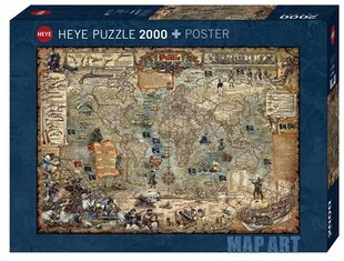 Palapeli 2000 palaa - Pirate World hinta ja tiedot | Heye Lapset | hobbyhall.fi