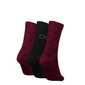Naisten sukat Calvin Klein 3 kpl, viininpunainen-musta 37-41 hinta ja tiedot | Naisten sukat | hobbyhall.fi