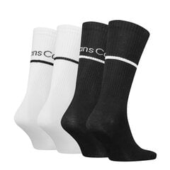 Miesten sukat Calvin Klein 4 kpl lahjapakkauksessa, musta-valkoinen 40-46 hinta ja tiedot | Miesten sukat | hobbyhall.fi