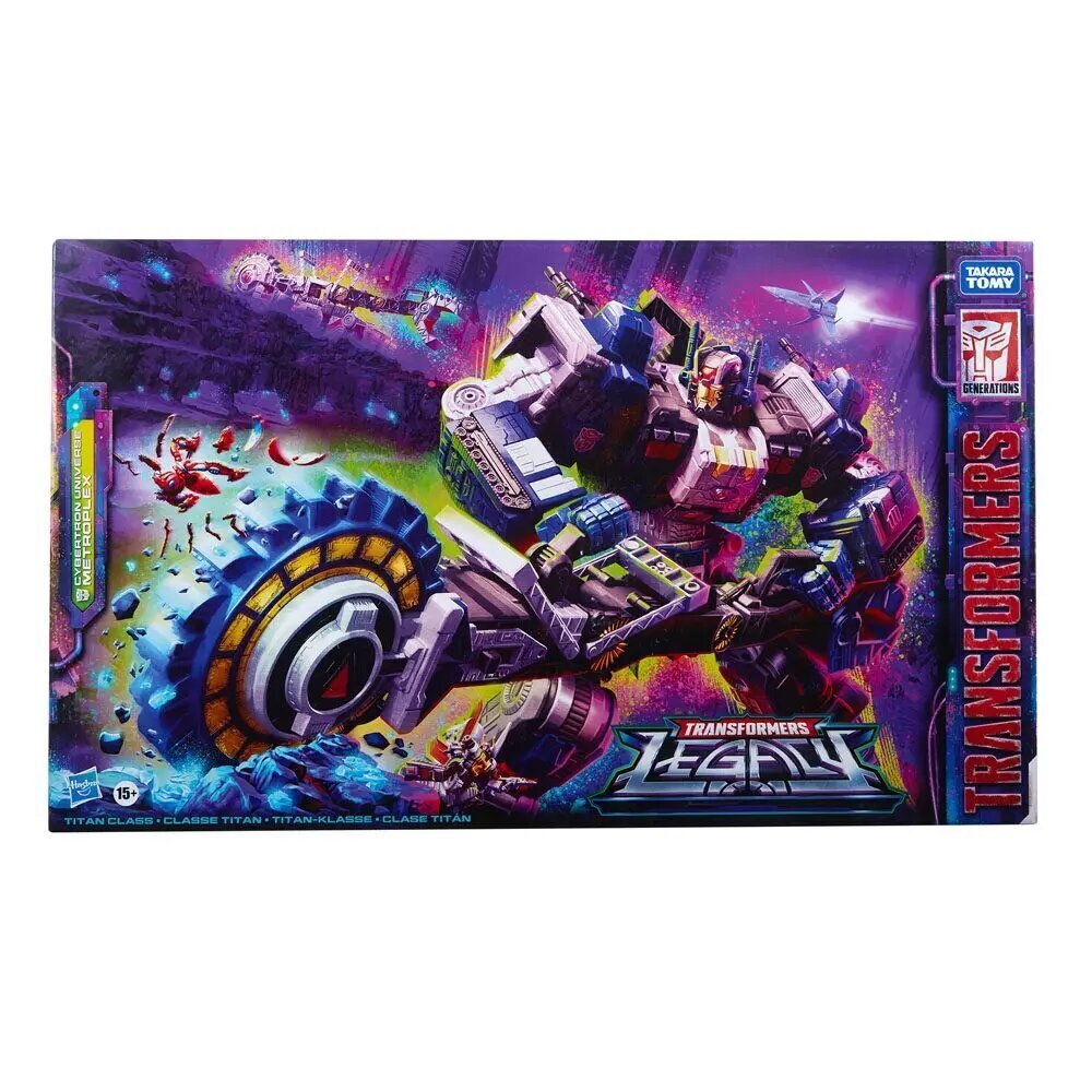 Transformers Generations Legacy Titan Cybertron Universe Metroplex 56 cm hinta ja tiedot | Poikien lelut | hobbyhall.fi