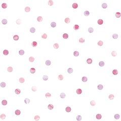 Vinyyli vesiväri ympyrät Pinkki seinätarrat Sisustus - 59 kpl hinta ja tiedot | Sisustustarrat | hobbyhall.fi