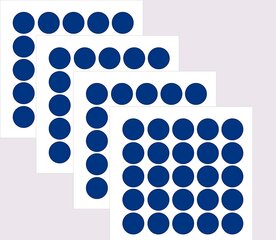 Vinyyli seinätarrat siniset ympyrät pilkut - 100 kpl. hinta ja tiedot | Sisustustarrat | hobbyhall.fi