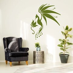 Vihreä linnun muotoinen seinätarra - Kolibri Deco - 100 x 86 cm. hinta ja tiedot | Sisustustarrat | hobbyhall.fi