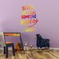 Vinyyli seinätarrat monivärinen teksti - inspiraatiota perheelle kotiin sisustukseen - 30 x 60 cm hinta ja tiedot | Sisustustarrat | hobbyhall.fi
