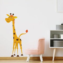 Söpö kirahvi seinätarra eläinkuvioilla - sisustustarra lastenhuoneeseen - 140 x 73 cm hinta ja tiedot | Sisustustarrat | hobbyhall.fi