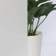 Mattavalkoinen kalvo, valkoinen "jäinen" ikkunateippi, peittävä (45 x 150 cm) hinta ja tiedot | Sisustustarrat | hobbyhall.fi