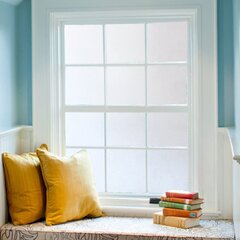 Matte-lasikalvot suojalla, ilman liimaa, UV-suojattu ikkunateippi (90x400 cm) hinta ja tiedot | Sisustustarrat | hobbyhall.fi