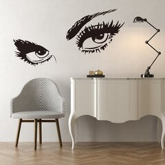 Naisten silmät vinyyli seinätarra, 120 X 60 cm hinta ja tiedot | Sisustustarrat | hobbyhall.fi