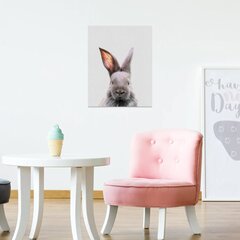 Eläinaiheinen kangastaulu lastenhuoneeseen - pieni kani 40x30cm hinta ja tiedot | Taulut | hobbyhall.fi