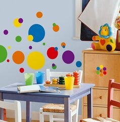 Värikkäät Peel and stick -seinätarrat, joiden avulla voit luoda upean sisustuksen ilman jälkiä. Kestävät ja monikäyttöiset, 31 kpl. hinta ja tiedot | Sisustustarrat | hobbyhall.fi