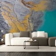 Marmorikuviolliset valokuvatapetit - Värillinen marmoriefekti - Sisustuksen koristelu - Koko 390 x 280 cm