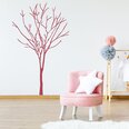 Vinyyli seinätarra Pinkki Puusiluetti Kasvitieteellinen sisustus - 140 x 88 cm
