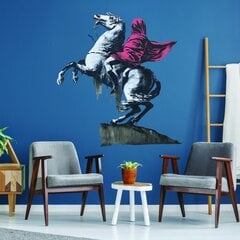 Banksyn graffitit Napoleon ratsastamassa -seinätarra, vinyylia, sisustus, 140 x 132 cm hinta ja tiedot | Sisustustarrat | hobbyhall.fi