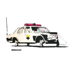 Vinyyli seinätarra Poliisiauto sisustus - 120 x 50 cm hinta ja tiedot | Sisustustarrat | hobbyhall.fi