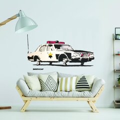 Vinyyli seinätarra Poliisiauto sisustus - 120 x 50 cm hinta ja tiedot | Sisustustarrat | hobbyhall.fi