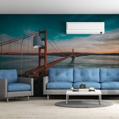 Kalifornian silta Kultaiset portit auringonlaskun taustalla - valokuvatapetti kauniilla maisemalla San Franciscosta - sisustus 390 x 280 cm. hinta ja tiedot | Sisustustarrat | hobbyhall.fi