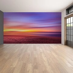 Valokuvatapetti kirkkaalla auringonlaskulla rannalla - 390 x 280 cm hinta ja tiedot | Sisustustarrat | hobbyhall.fi