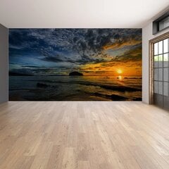 Valokuvatapetti meren auringonlaskulla - Kaunis maisema sisustukseen - 390 x 280 cm hinta ja tiedot | Sisustustarrat | hobbyhall.fi