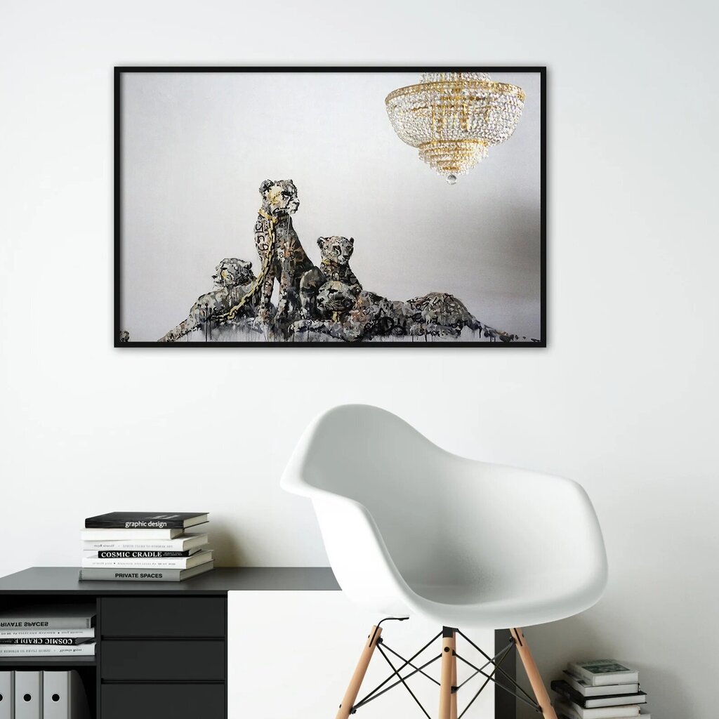 Seinäjuliste leopardilla sisustukseen - 120 x 81 cm hinta ja tiedot | Taulut | hobbyhall.fi