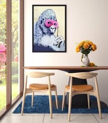 Seinäjuliste Gorilla naamioituneena - sisustuselementti - 60 x 43 cm hinta ja tiedot | Decords Huonekalut ja sisustus | hobbyhall.fi